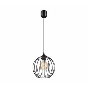 Csillár zsinóron ZOYA 1xE27/60W/230V fekete kép