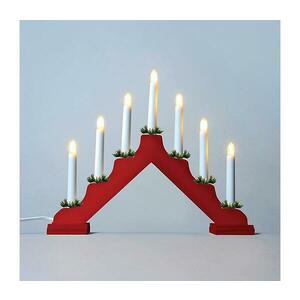 LED Karácsonyi gyertyatartó 7xLED/0, 2W/230V kép