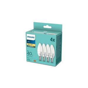 Philips KÉSZLET 4x LED Izzó Philips B35 E14/5W/230V 2700K kép