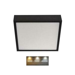 LED Mennyezeti lámpa LED/21W/230V 3000/3500/4000K 22, 5x22, 5 cm fekete kép