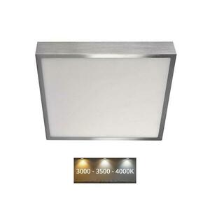 LED Mennyezeti lámpa LED/28, 5W/230V 3000/3500/4000K 30x30 cm króm kép