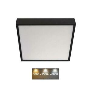 LED Mennyezeti lámpa LED/28, 5W/230V 3000/3500/4000K 30x30 cm fekete kép