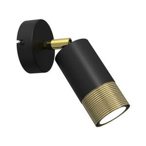 Fali spotlámpa LINK 1xGU10/8W/230V fekete/sárgaréz kép