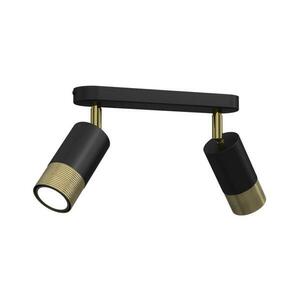 Spotlámpa LINK 2xGU10/8W/230V fekete/sárgaréz kép