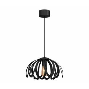 Csillár zsinóron ORCHID 1xE27/60W/230V fekete kép