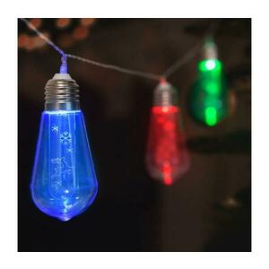 LED Karácsonyi lánc 10xLED/2xAA 2, 2m többszínű kép