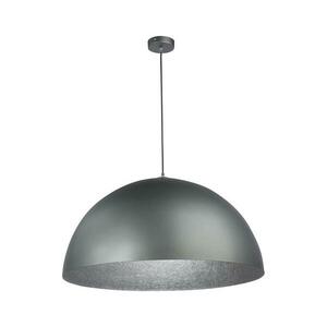 Csillár zsinóron SFERA 1xE27/60W/230V á. 35 cm szürke/ezüst kép