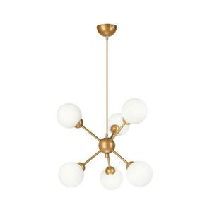 Csillár rúdon RUBBY BALL 6xG9/5W/230V arany kép