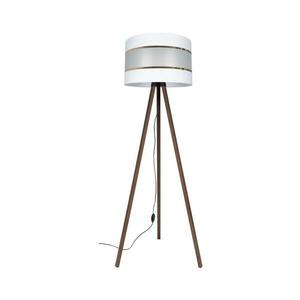 CORAL Állólámpa 1xE27/60W/230V barna/fehér/arany kép