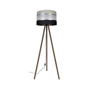 Állólámpa CORAL 1xE27/60W/230V barna/fekete/szürke/króm kép