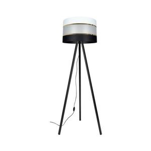 CORAL Állólámpa 1xE27/60W/230V fekete/fehér/arany kép