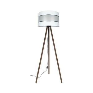 Állólámpa CORAL 1xE27/60W/230V barna/fehér/króm kép