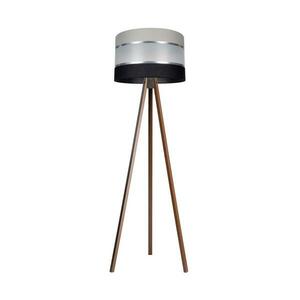 Állólámpa CORAL 1xE27/60W/230V barna/fekete/szürke/króm kép