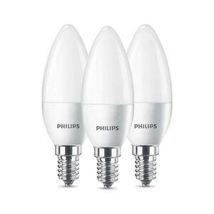 Philips Készlet 3 x LED izzó Philips B35 E14/5, 5W/230V kép