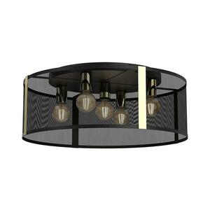 Csillár KAGA 5xE27/60W/230V fekete/arany kép