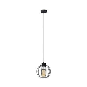 Csillár zsinóron STARLIGHT 1xE27/15W/230V fekete/ezüst kép