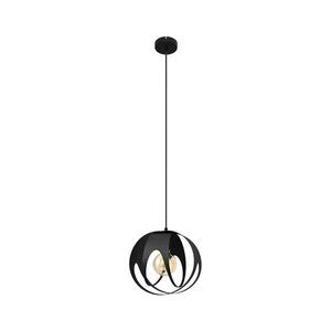 Csillár zsinóron MOONLIGHT 1xE27/15W/230V fekete kép