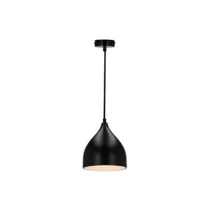 Csillár zsinóron YSTAD 1xE27/40W/230V fekete kép