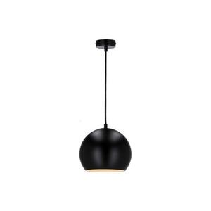 Csillár zsinóron FLEN 1xE27/40W/230V á. 20 cm fekete kép