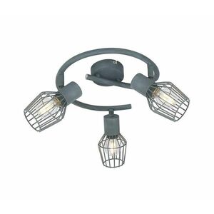 Spotlámpa VIKING 3xE14/40W/230V szürke kép