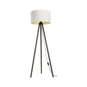 Állólámpa STANDART 1xE27/60W/230V fehér/barna kép