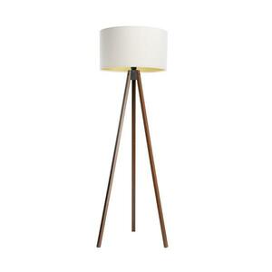 Állólámpa STANDART 1xE27/60W/230V fehér/barna kép