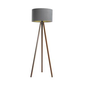 Állólámpa STANDART 1xE27/60W/230V szürke/barna kép