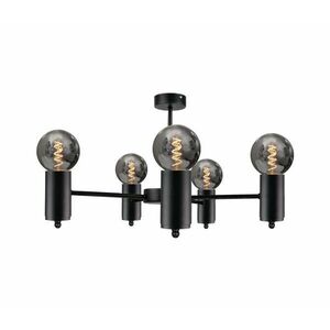 Keter Lighting Csillár rúdon ARD 5xE27/60W/230V fekete kép