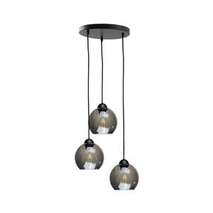 Keter Lighting Csillár zsinóron UNO 3xE27/60W/230V fekete kép