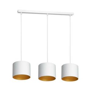 Csillár zsinóron ARDEN 3xE27/60W/230V fehér/arany kép