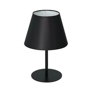 Asztali lámpa ARDEN 1xE27/60W/230V á. 20 cm fekete/fehér kép
