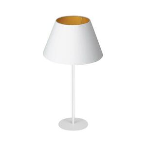 Asztali lámpa ARDEN 1xE27/60W/230V á. 30 cm fehér/arany kép