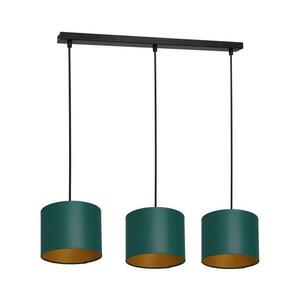Csillár zsinóron ARDEN 3xE27/60W/230V zöld/arany kép