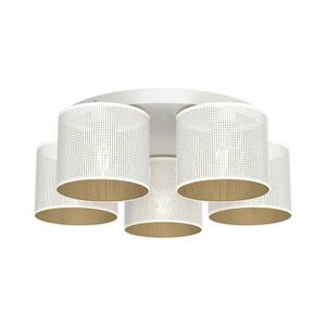 Felületre szerelhető csillár LOFT SHADE 5xE27/60W/230V fehér/arany kép