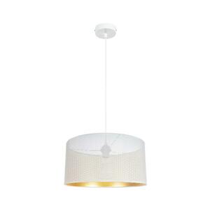HEXE Csillár zsinóron ALDO 1xE27/60W/230V á. 40 cm fehér kép