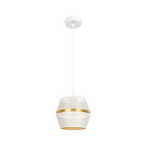HEXE Csillár zsinóron PARIS 1xE27/60W/230V fehér/arany kép