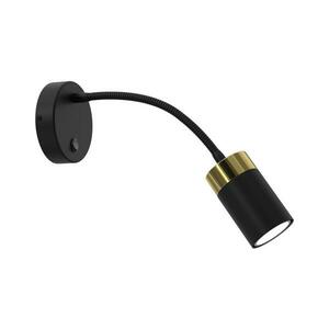 Fali kislámpa JOKER 1xGU10/8W/230V fekete/arany kép