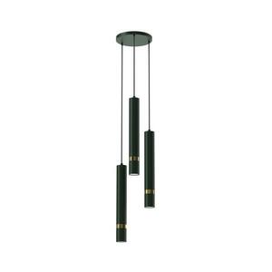 Csillár zsinóron JOKER 3xGU10/8W/230V zöld/arany kép