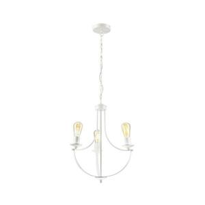 Csillár láncon GINA 3xE27/60W/230V fehér kép
