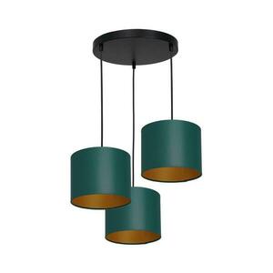 Csillár zsinóron ARDEN 3xE27/60W/230V zöld/arany kép