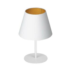 Asztali lámpa ARDEN 1xE27/60W/230V á. 20 cm fehér/arany kép