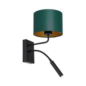 Fali lámpa ARDEN 1xE27/60W+1xG9/8W/230V zöld/arany kép