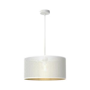 Csillár zsinóron LOFT SHADE 1xE27/60W/230V á. 40 cm fehér/arany kép