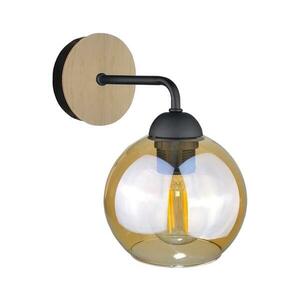 Keter Lighting Fali lámpa MELLE WOOD 1xE27/60W/230V kép