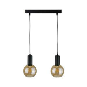 Keter Lighting Csillár zsinóron JANTAR BLACK 2xE27/60W/230V kép