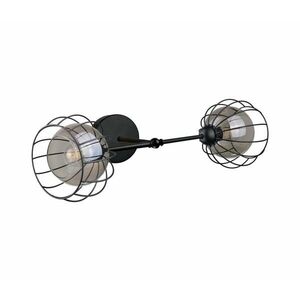 Keter Lighting Fali lámpa SOLO BLACK 2xE27/60W/230V kép