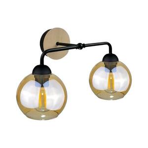 Keter Lighting Fali lámpa MELLE WOOD 2xE27/60W/230V kép