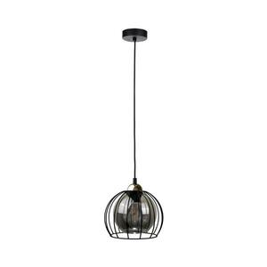 Keter Lighting Csillár zsinóron SOLO BLACK 1xE27/60W230V fekete/arany kép