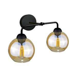 Keter Lighting Fali lámpa MELLE BLACK 2xE27/60W/230V kép