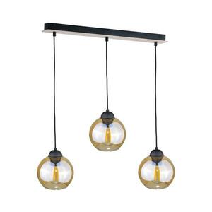 Keter Lighting Csillár zsinóron AMBRE WOOD 3xE27/60W/230V kép
